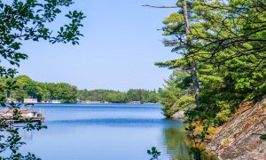 VIew of a lake in Muskoka